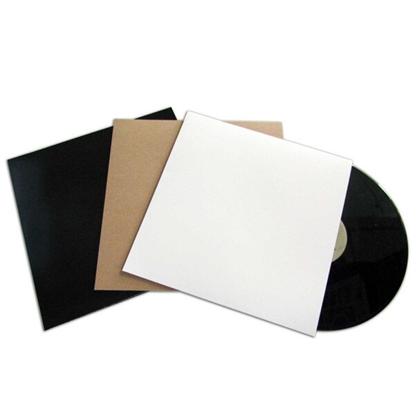 LP Vinyl Record Jackets. WHITE Card